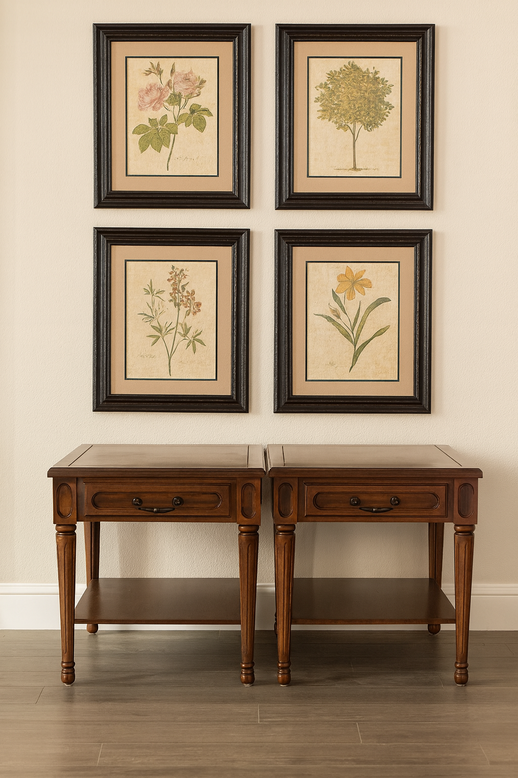 SOLD-Pair of Vintage Mersman Matching End Tables – Classic American Craftsmanship