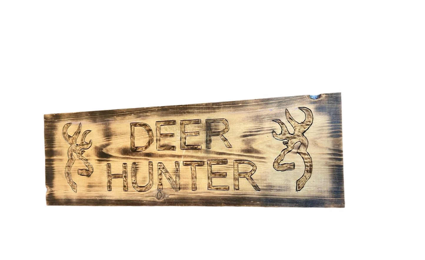 Deer Hunter Sign (woodburn)