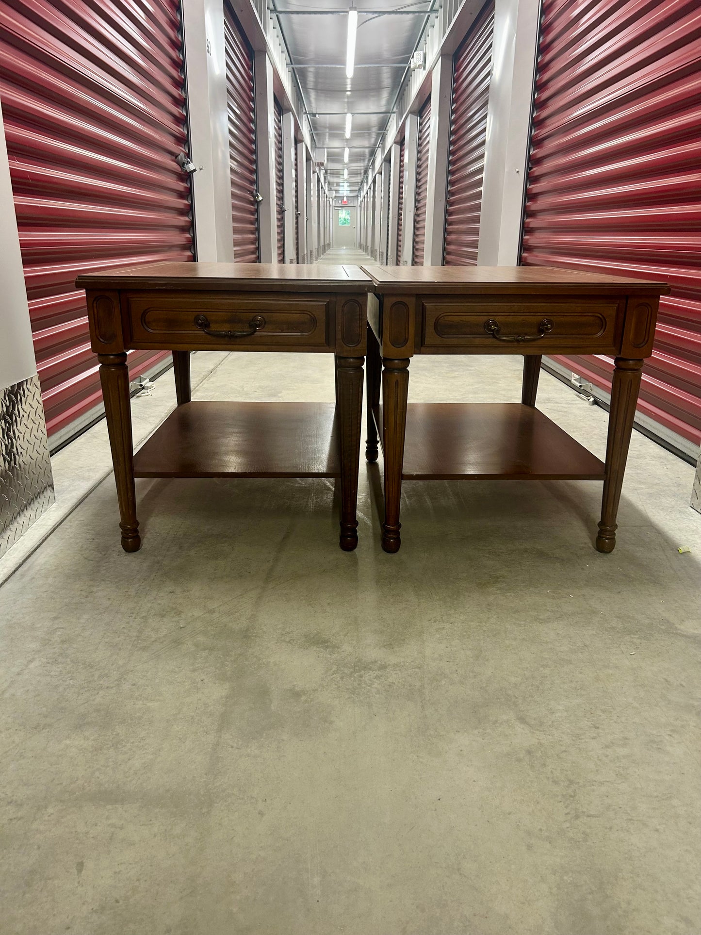 SOLD-Pair of Vintage Mersman Matching End Tables – Classic American Craftsmanship