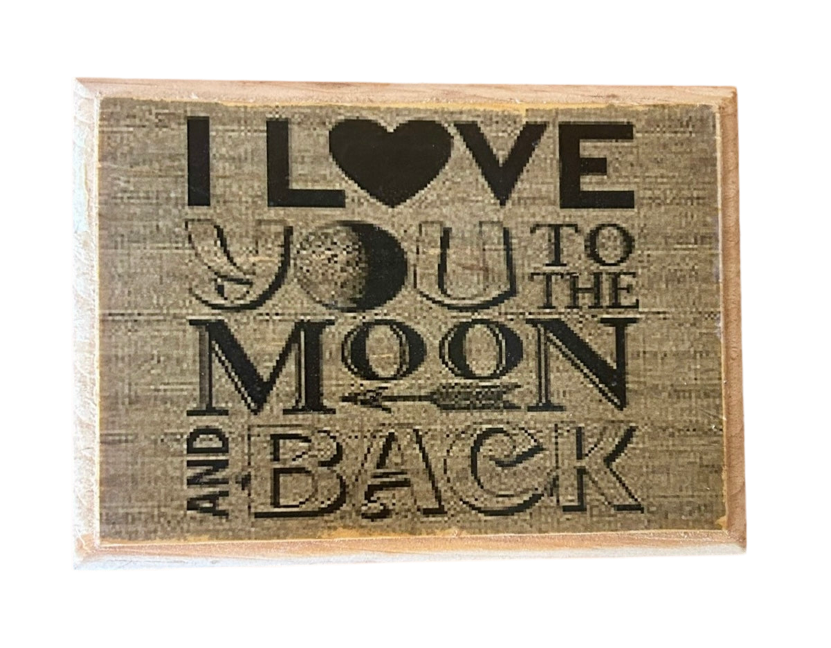 Moon with arrow