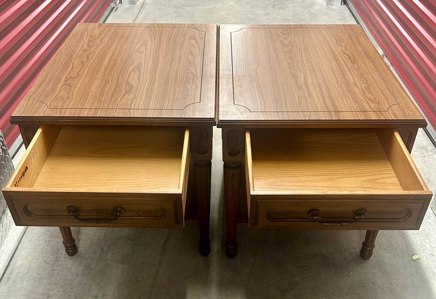 SOLD-Pair of Vintage Mersman Matching End Tables – Classic American Craftsmanship