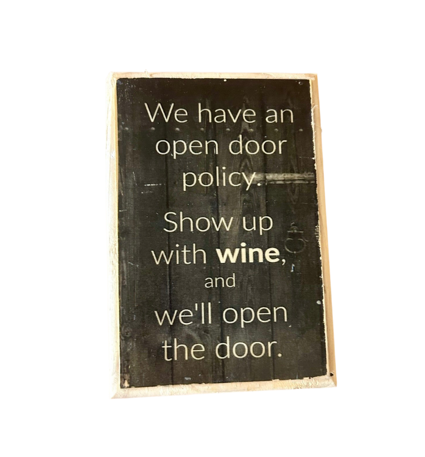 Open Door Policy
