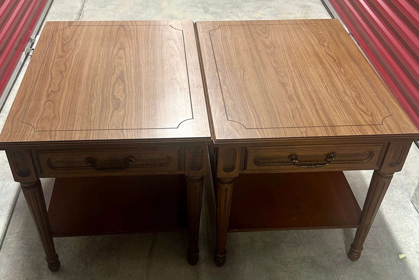 SOLD-Pair of Vintage Mersman Matching End Tables – Classic American Craftsmanship