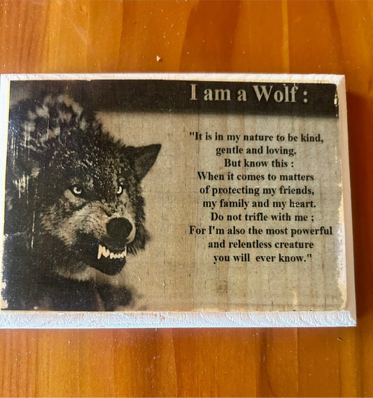 I am a wolf